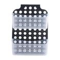 thumbnail image 3 of Cesta de ducha colgante, estante de almacenamiento para baño, accesorio de ducha, organizador de ducha colgante para champú, utensilios de cocina Negro con agujero, 3 of 9