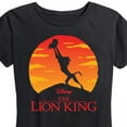 thumbnail image 3 of The Lion King - Baby Simba at Pride Rock - Iconic Silhouette - Women's Short Sleeve Graphic T-Shirt, 3 of 5