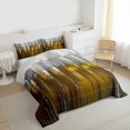 thumbnail image 3 of Homewish Graffiti Geometric Stripe Bedding Comforter Set,Modern Abstract Artistic Twin Comforter Sets,Yellow Gray Bedding Set For Kids,Breathable Home Decor Reversible,2pcs, 3 of 8