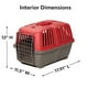 thumbnail image 2 of Midwest Homes for Pets El transportador para mascotas Spree Travel, el transportador para perros presenta un ensamblaje fácil y no es el tedioso ensamblaje de tuercas y pernos de los competidores, 2 of 5
