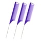 thumbnail image 1 of 3 peines de cola de rata, peines de peluquero para mujeres, peine de peluquería antiestático resistente al calor, color morado, 1 of 1
