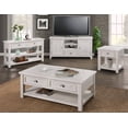 thumbnail image 5 of Martin Svensson Home Monterey Solid Wood Coffee Table, White, 5 of 5