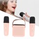 thumbnail image 1 of Mini Máquina de Karaoke Con 2 Micrófonos Inalámbricos para Niños, Altavoz Portátil 5.3 Con Luz Rgb, Regalos de Karaoke para Niñas, Niños, Adultos, Fiesta en Casa, 1 of 7