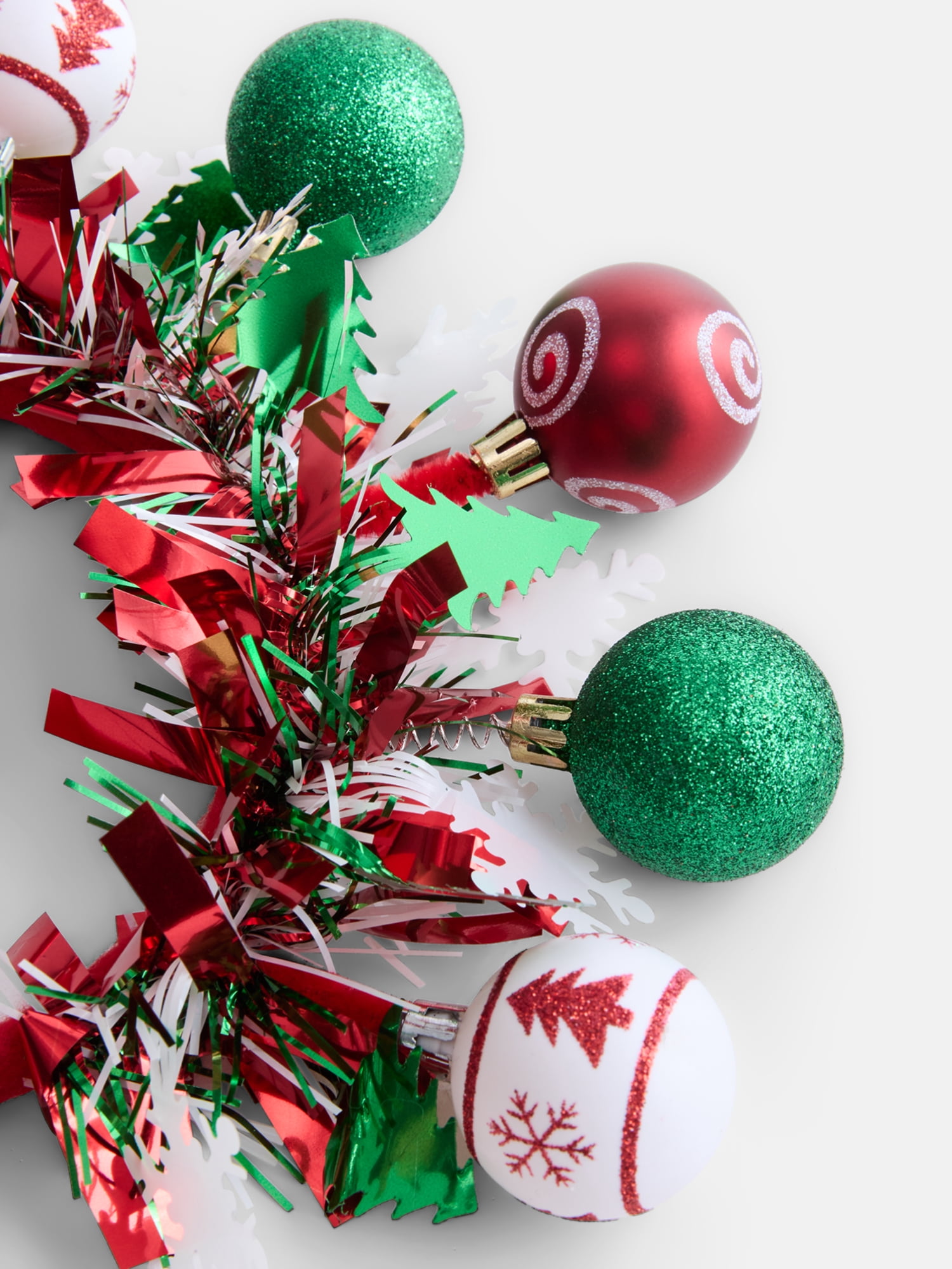 Holiday Time Women's Tinsel & Ornament Headband
