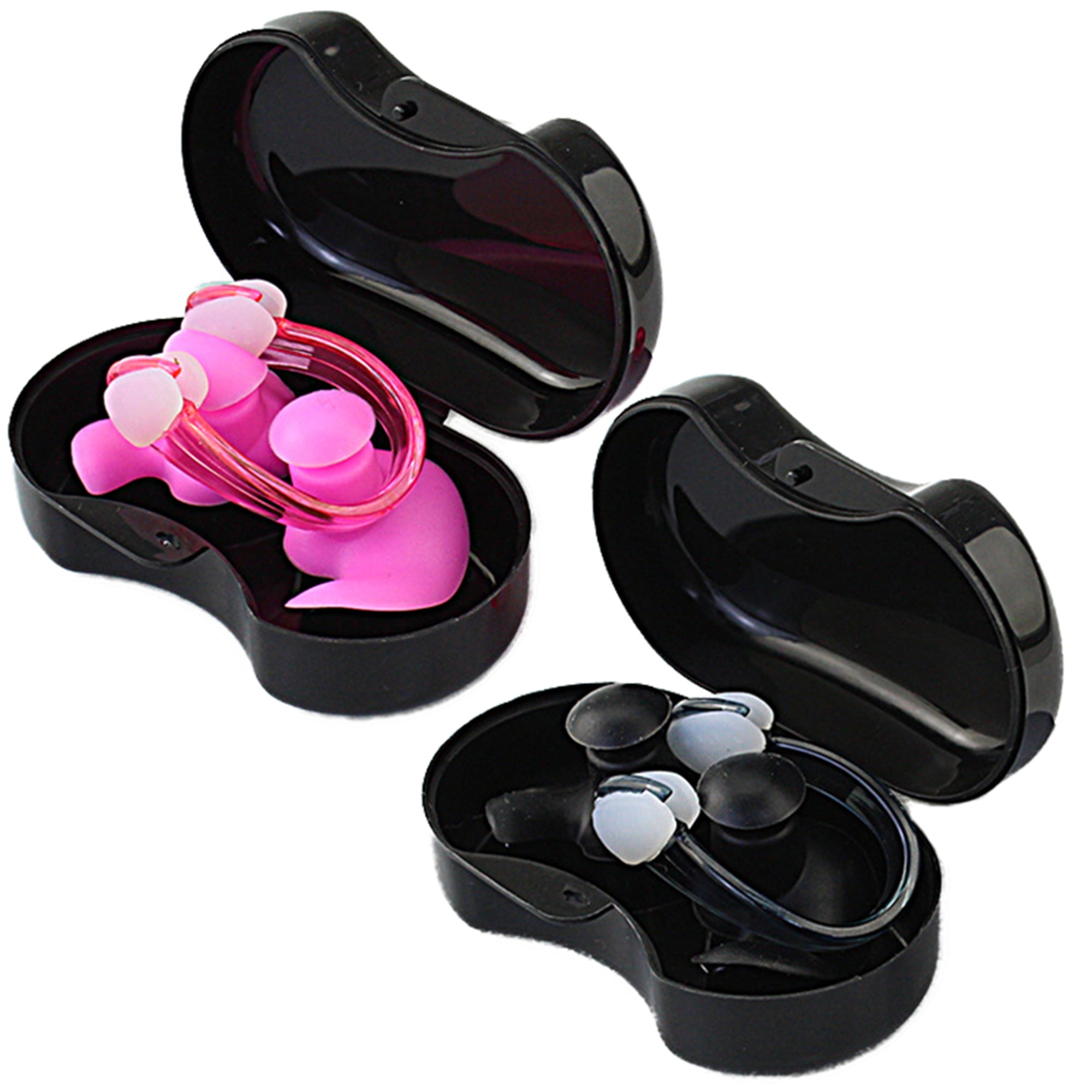 Elbourn Swimming Earplugs for Kids Adults Toddlers, 2Pairs Pack