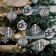 thumbnail image 1 of Christmas Tree Ornaments PET Painted Shaped Plastic Christmas Balls Festive Party Decorations, 1 of 6