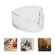 thumbnail image 5 of Portavelas de cristal transparente con forma de corazón para velas de té. Decoración ideal para bodas, fiestas y cenas románticas., 5 of 8