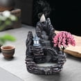 thumbnail image 7 of Incense Burner Mountains River Waterfall Decoration for Home Fragrance Fireplace Backflow Aroma Smoke Fountain Zen Censer Holder (type 3), 7 of 7