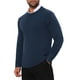 thumbnail image 5 of SWEATER PULLOVER DE PUNTO SUAVE DE MANGA LARGA Y CUELLO REDONDO CLÁSICO PARA HOMBRE EN COLOR AZUL MARINO, 5 of 6