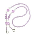 thumbnail image 2 of Cordón para teléfono con cuentas hecho a mano, 47,24 pulgadas de largo, lindo colgante de mariposa, pulsera Púrpura, 2 of 8