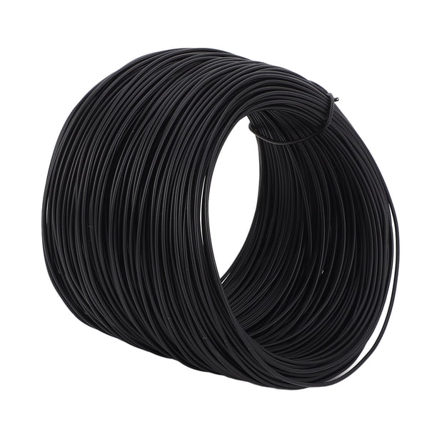 Rollo De Alambre De Amarre De Hierro Galvanizado Recubierto De PVC De 0,75 Mm Y 50 M Para Unir Barras De Refuerzo Y Cables De Fibra Cable De Construcción Resistente A La
