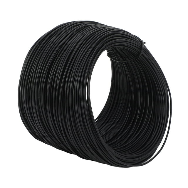 Rollo De Alambre De Amarre De Hierro Galvanizado Recubierto De PVC De 0,75 Mm Y 50 M Para Unir Barras De Refuerzo Y Cables De Fibra Cable De Construcción Resistente A La