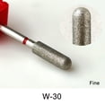 thumbnail image 1 of Brocas de cerámica para uñas de diamante, fresa para manicura, limas rotativas para cutículas izquierda y derecha, herramientas de accesorios para uñas DIY, 1 of 5