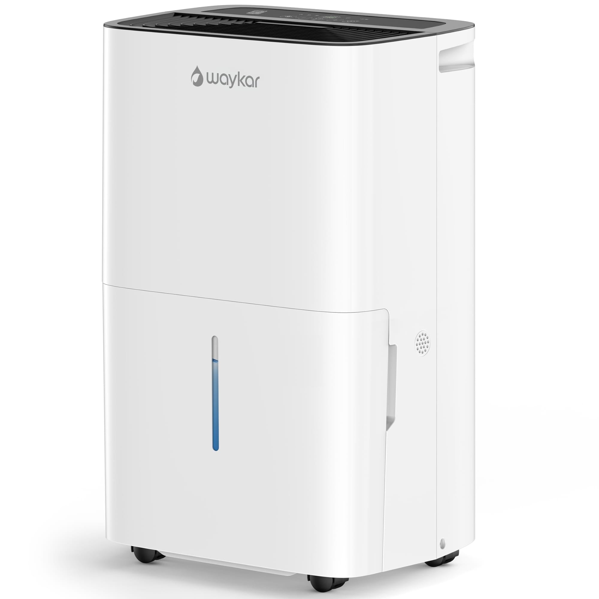 Waykar 80 Pint Energy Star Dehumidifier for Home & Basements, Up to 5000 Sq. Ft, DOE 25 Pint