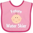 thumbnail image 3 of Inktastic Future Water Skier Boys or Girls Baby Bib, 3 of 4
