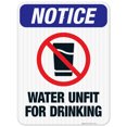 thumbnail image 1 of Danger Reclaimed Waste Water Unfit For Drinking or Body Contact Sign, OSHA Danger Sign, 18x24 Reflective Aluminum EGP, 1 of 1