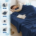 Queen Size Cooling Blanket,Lightweight Breathable Summer Blanket
