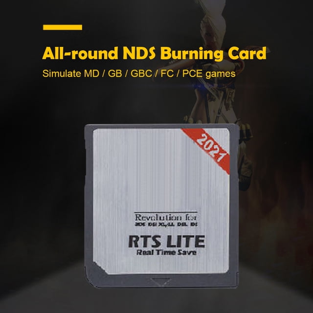 R4 SDHC Tarjeta de memoria digital segura Tarjeta de grabación para 3DS NDS NDSLL (Plata)