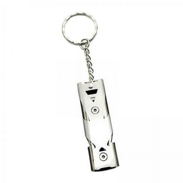 koolsoo 2x High Survival 150dB Double Tubes Equipment with Keychain for Signaling Exploration Hunting, Boating,