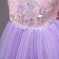 thumbnail image 4 of Girls Dresses Summer Spring Summer Sleevel Tulle Sequins Glitter Dress Performance Formal Clothes Cute Bow Dresses Christmas Party Princess Dress Kids Sundress,Size 7 Years-8 Years, 4 of 9