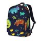 thumbnail image 2 of Bonita mochila de dinosaurio de dibujos animados, mochila para portátil, bolsa de viaje, senderismo, mochila de negocios para mujeres y hombres., 2 of 5