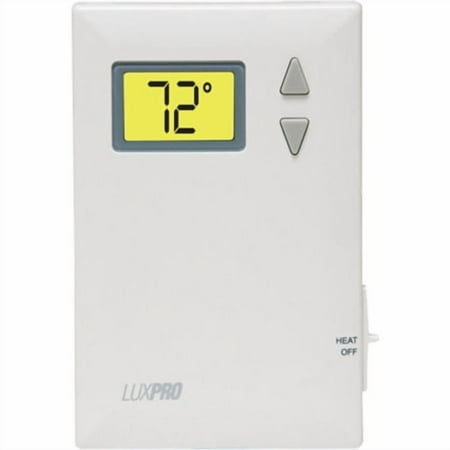 LuxPro Digital 2 Wire Heat Only Thermostat - PSD010B (case/10)