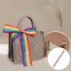 thumbnail image 4 of Cinta de arco iris Cinta del orgullo gay del arco iris para manualidades Envoltura de regalos Orgullo Decoración de fiesta de cumpleaños Lazos para el cabello del arco iris DIY - 90 x 5 cm, 4 of 5