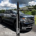 thumbnail image 4 of Antena Bullet para coche, camión, bandera americana, color negro, 4 of 8