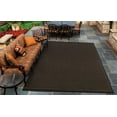 thumbnail image 2 of Couristan Recife Saddle Stitch Indoor /Outdoor Area Rug, Black- Cocoa, 2'3" x 7'10" Runner, 2 of 9