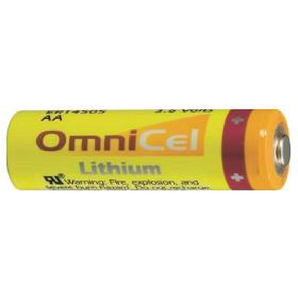 8 x Omnicel ER14505 3,6 Volts AA Batterie au Lithium Primaire (2400 mAh)