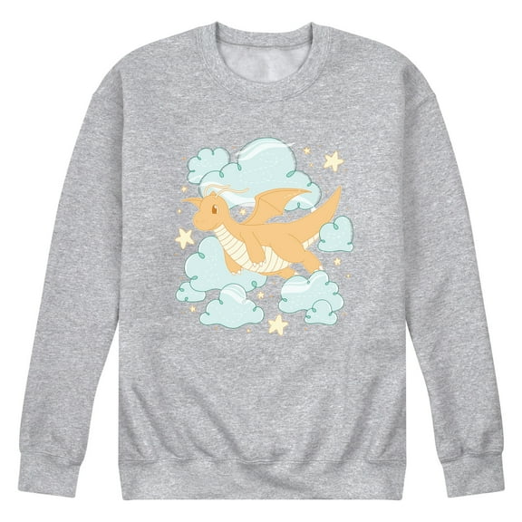 Pokémon - Dragonite Pastel Celestial - Men's Crew Fleece Sweatshirt