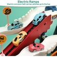 thumbnail image 5 of JBeeCtrl Dinosaur Toys Race Car Track Vehicle Playset with 4 Mini Cars Christmas & Birthday Gifts for Boys Girls Kids Ages 3 4 5 6 7 8 Years Old, 5 of 6