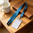 thumbnail image 6 of ID Badge Lanyard with Card Holder, 50cm Durable Woven Webbing Name Tag Strap, HD Print for Work Event Conference YYUZH, 6 of 6