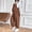 Brown, variant on qelini Maternity Overalls Loose for Women High Waist Corduroy Dungarees Solid Color Adjustable Straps Full Length Pants