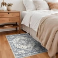 thumbnail image 3 of Noahas Vintage 2x3 Washable Rug for Entryway, Non Slip Small Indoor Front Door Rug, Soft Low Pile Rugs for Entrance Kitchen Bedroom Bathroom, Beige, 3 of 7