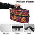 thumbnail image 5 of HELLHERO Dustproof Portable Carrying Case Easy Storage Cleaning Travel Iron Organizer Retro Floral Pattern Christmas, Bag Only, 5 of 6
