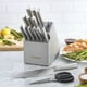 thumbnail image 2 of Juego de bloques de cuchillos KitchenAid Gourmet de acero inoxidable de 15 piezas, 2 of 6