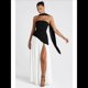 thumbnail image 5 of Vestido Tubo con Hombros Descubiertos y Diseño Lateral para Mujer, Ideal para Salir. Vestido Informal y Elegante. y Negro L, 5 of 9