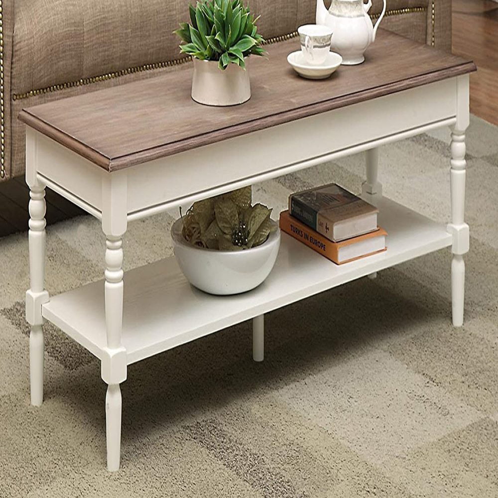 Driftwood White Convenience Concepts French Country Coffee Table