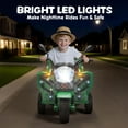 thumbnail image 2 of Track Seven 12V Kids Ride on Car, Electric 3-Wheel Cargo Truck with Large Storage Space, LED Lights, Music, Electric Trike Ride on Toy for Kids Aged 3+, Green, 2 of 7