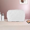 thumbnail image 5 of Unique Bargains 1 Pc Lady Portable Make Up Organizer Case for Outdoor Activities White Polyester, 5 of 5