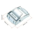 thumbnail image 2 of 2 Pcs Zinc Alloy Cam Buckle Lock Silver Tone for 25mm Tie Down Strap, 2 of 5