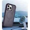 thumbnail image 6 of Decase Compatible with For Apple iPhone 14,Support Wireless Charging,Heavy Duty Rugged Shockproof Phone Cover[Military Grade Drop Protection] Mag Safe Magnetic Shell - darkpurple, 6 of 7