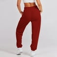 thumbnail image 7 of Lenpel Sweatpants for Women Loose Elastic High Waisted Drawstring Tapered Comfy Lounge Yoga Pants Athletic Casual Joggers with Pockets, 7 of 7