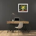 thumbnail image 3 of Rabun, Josef 30x26 White Modern Wood Framed Museum Art Print Titled - Flower Composition II, 3 of 4