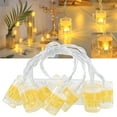 thumbnail image 2 of Clearance Sale Holiday Party Led Beer Mug Lights, Small Hanging String Lights for St. Patrick’S Day, Indoor Irish Beer Mug Led Lights for Party and Home Decoration St Patricks Day Decorations, 2 of 9
