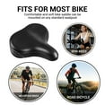 thumbnail image 6 of Addmotor Comfortable Cruiser Bike Seat Extra Wide Bicycle Saddle with Suspension, Dual Shock Absorbing, Great Replacement Soft Bike Saddle for Women and Men, Black, 6 of 9