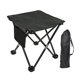 thumbnail image 2 of Taburete de camping portátil, plegable, para picnic, multifunción Rayado negro, 2 of 9