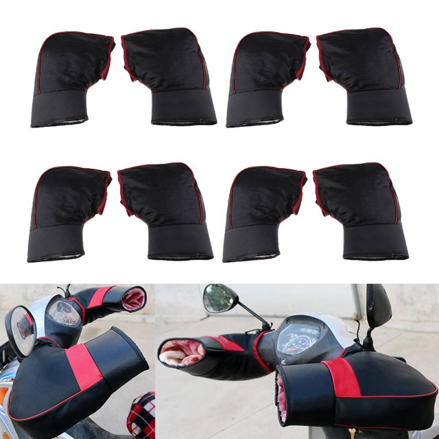 4 Pares de Manillares de Invierno, Motocicleta, , Bicicletas, Guantes, Protectores de Mano para shamjiam Guantes de agarre para manillar