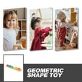 thumbnail image 2 of Shisuyan Geometric Shape Matching Blocks Multi Colored 1 Set 11.4x2.5x1.4in, 2 of 9